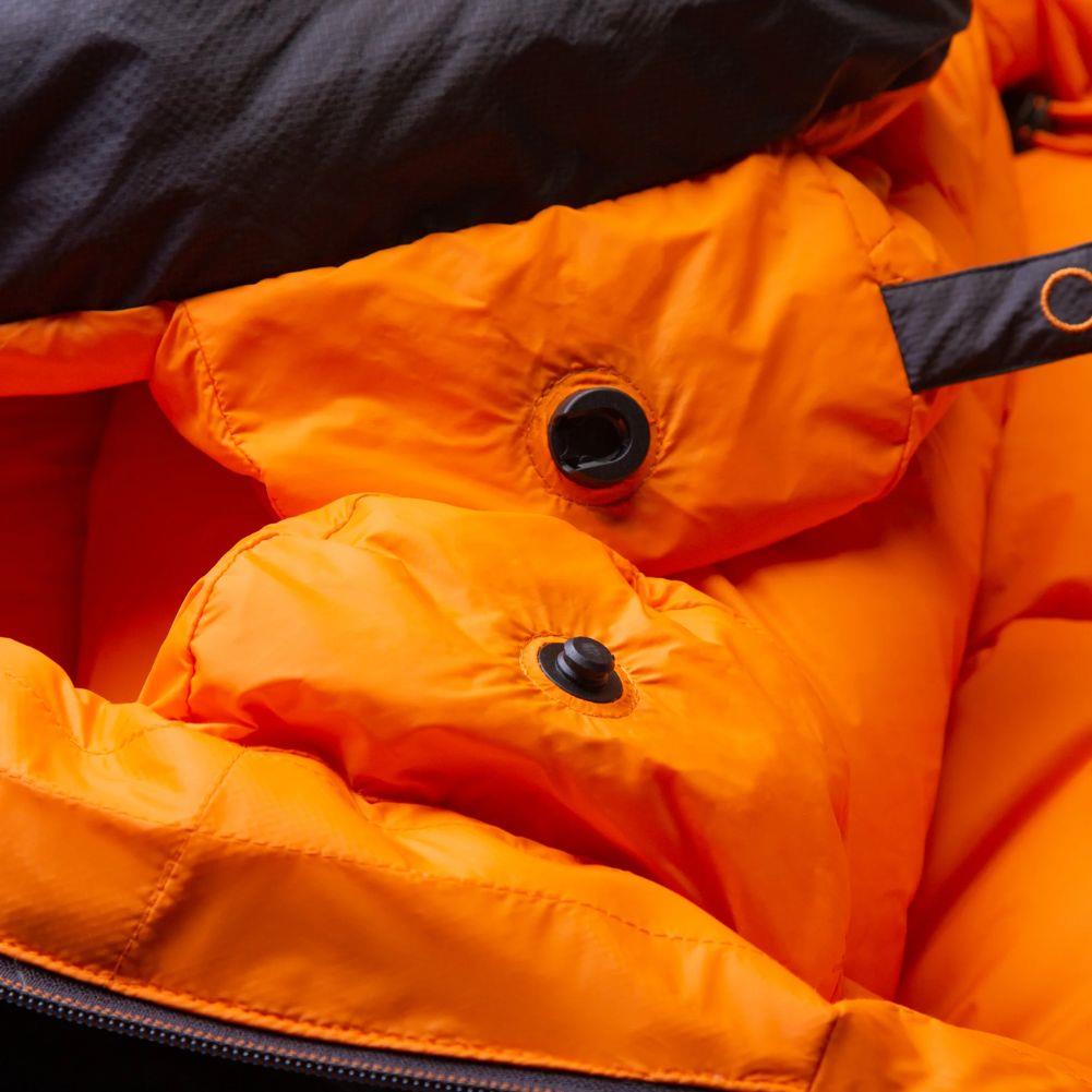 Mountain Equipment Glacier 300 Down Sleeping Bag - Long (Obsidian) buttons