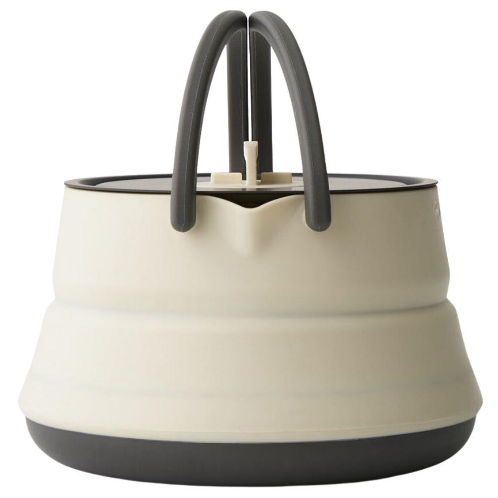Sea To Summit Frontier UL Collapsible Kettle – 1.1L (Bone White) front view