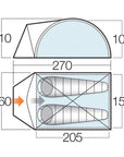 Vango Alpha 250 Tent - 2 Man Tent