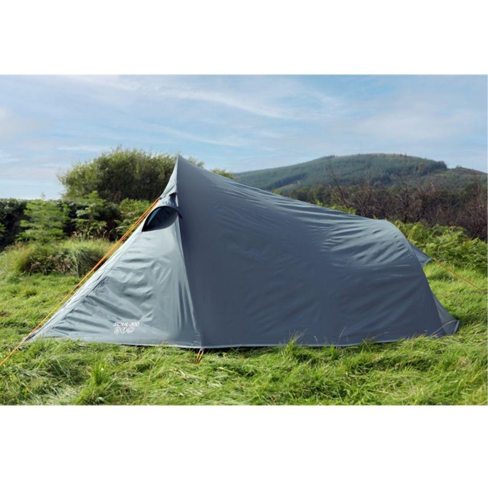 Vango Soul 300 Tent - 3 Man Tent (Deep Blue) - Side View