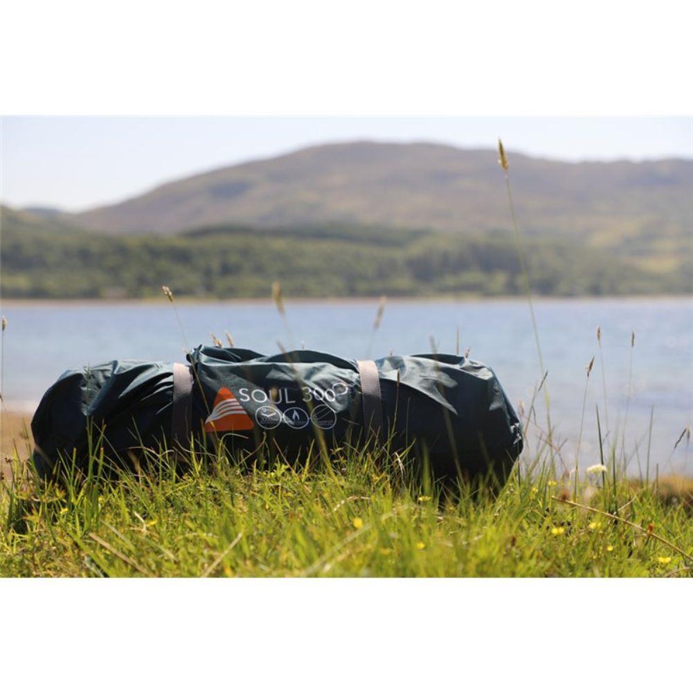 Vango Soul 300 Tent - 3 Man Tent (Deep Blue) - Packed