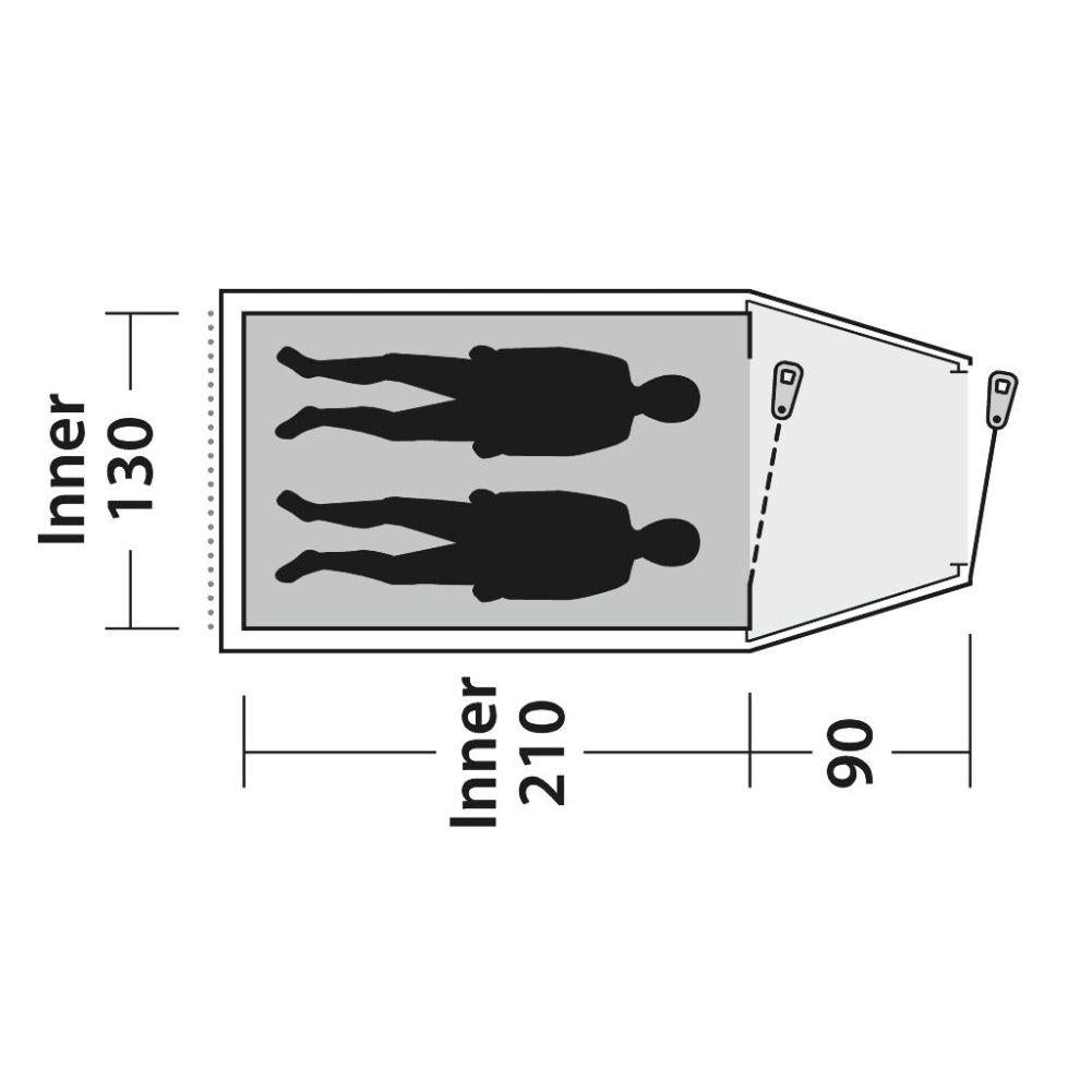 Outwell Tent Earth 2 - 2 Man Tent people