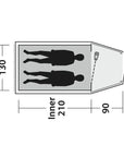 Outwell Tent Earth 2 - 2 Man Tent people