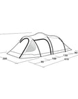 Outwell 3 man tent view 2