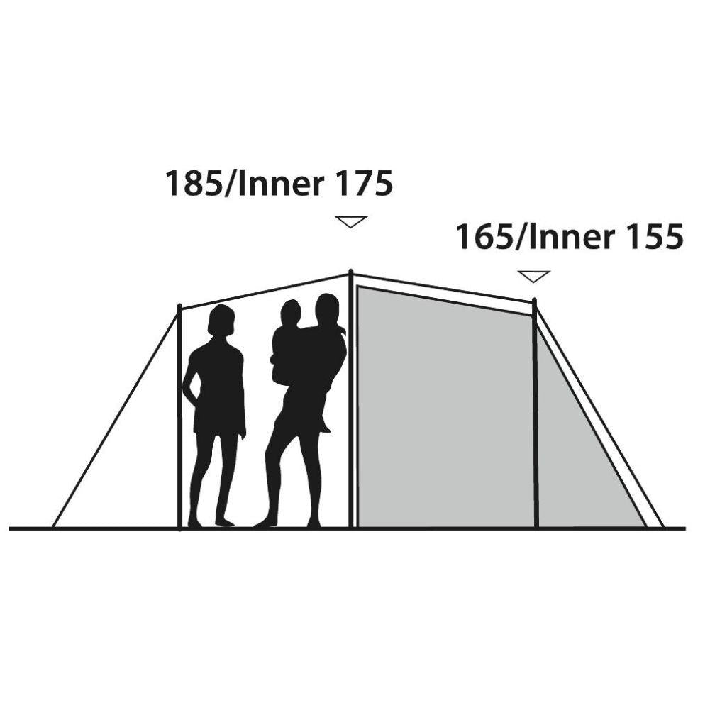Outwell Tent Earth 5 - 5 Man Tunnel Tent family