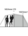 Outwell Tent Earth 5 - 5 Man Tunnel Tent family