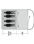 Outwell Tent Sky 4 - 4 Man Tunnel Tent people