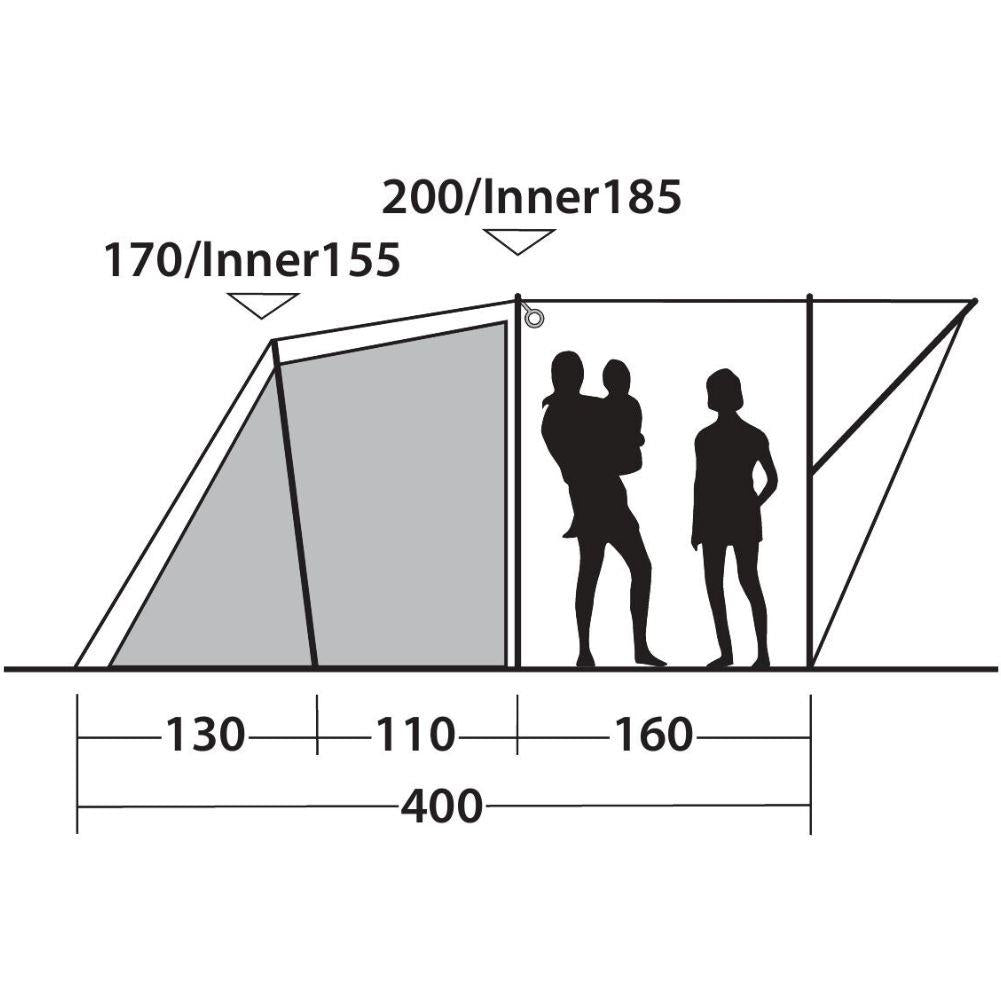 Outwell Tent Sky 4 - 4 Man Tunnel Tent family