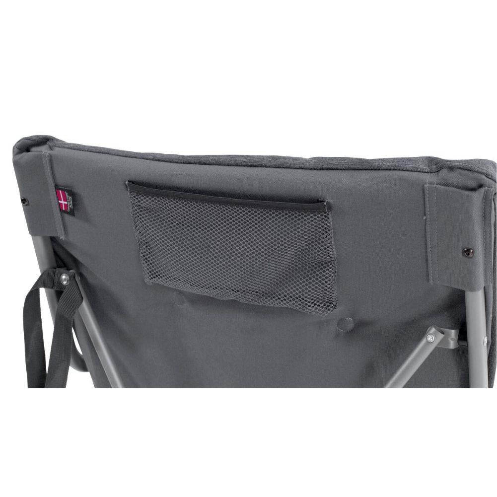 Outwell Folding Furniture Alder Lake (Black/Grey) back