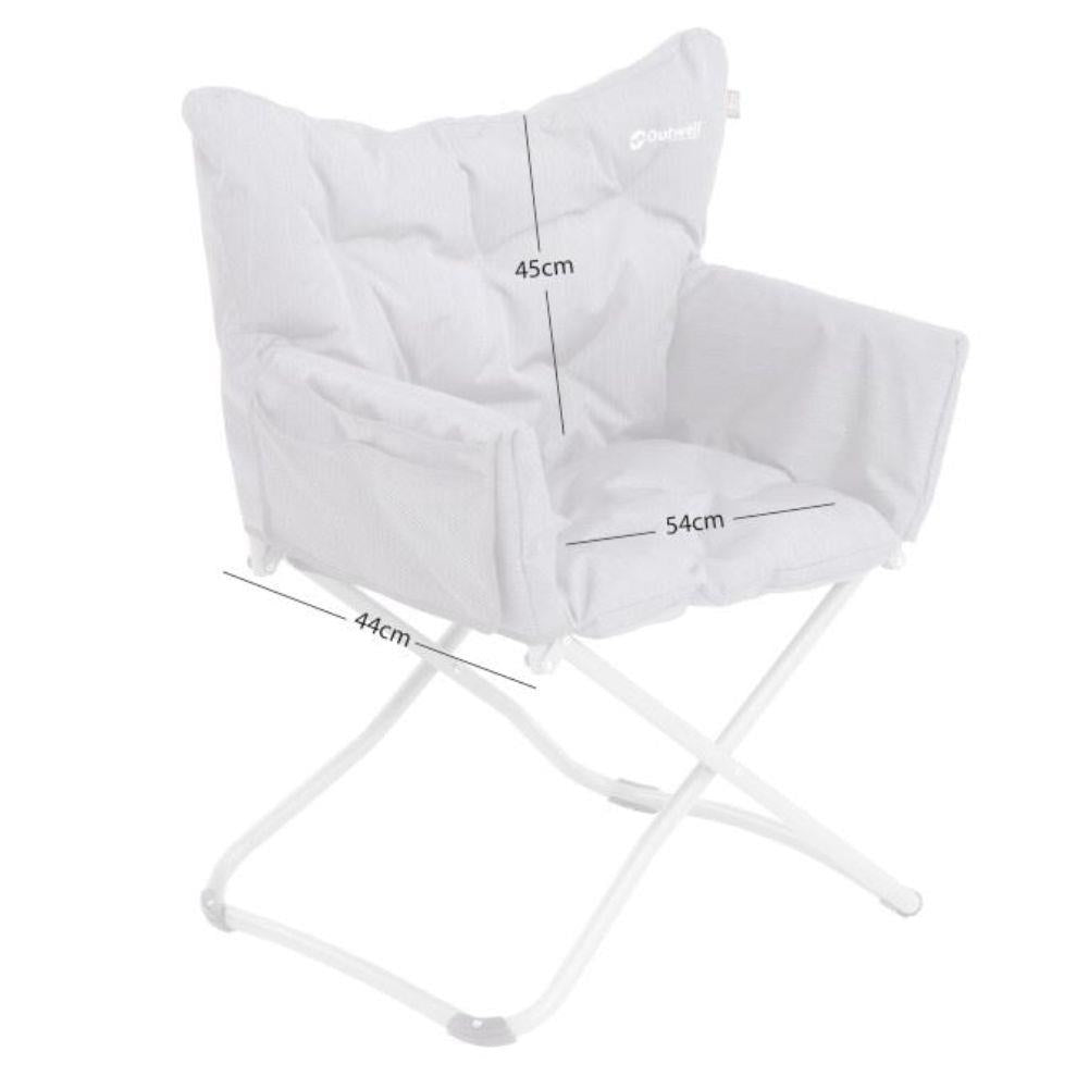 Outwell Folding Furniture Grenada Lake Chair measurements