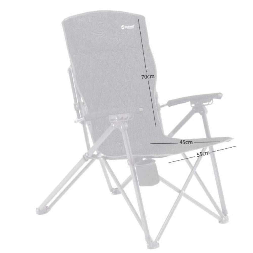 Outwell Folding Furniture Ullswater Chair measurements