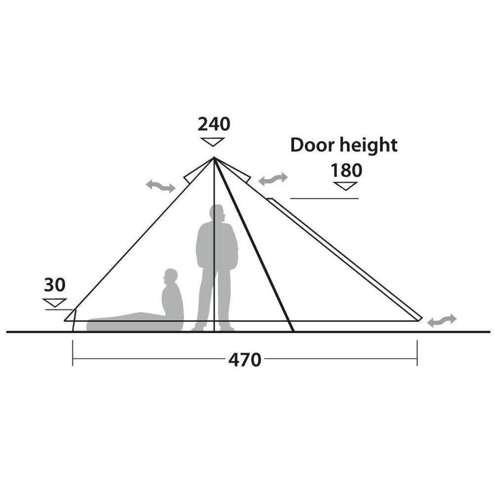 Robens Fairbanks Grande - 7 Man Tent diagram inside