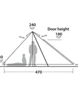 Robens Fairbanks Grande - 7 Man Tent diagram inside