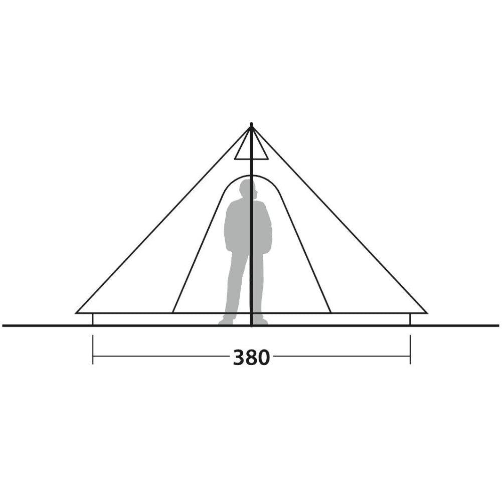 Robens Fairbanks Grande - 7 Man Tent person inside