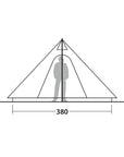 Robens Fairbanks Grande - 7 Man Tent person inside
