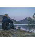 Robens Traveler Folding Furniture Chair guy sitting