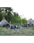 Easy Camp Moonlight Cabin Tent - 10 Man Tent in use