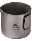 MSR Titan Titanium Kettle 1400ML closed handle