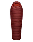 Rab Ascent 900 Down Sleeping Bag - Long (Oxblood Red)