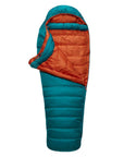 Rab Women's Ascent 500 Left Zip Down Sleeping Bag (Marina Blue)