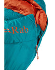 Rab Women's Ascent 500 Left Zip Down Sleeping Bag (Marina Blue)