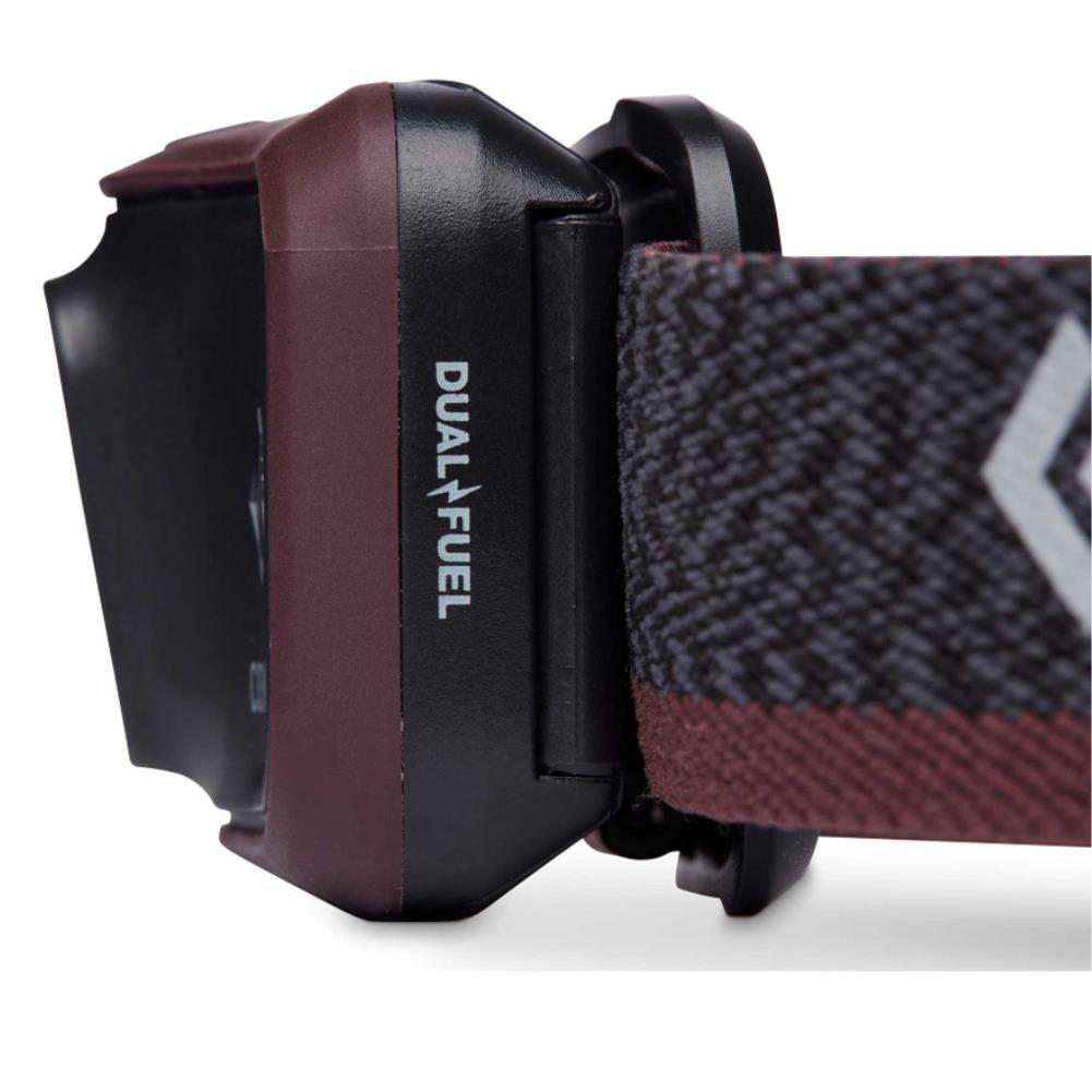 Black Diamond Cosmo 350 Lumen Head Torch (Bordeaux) side