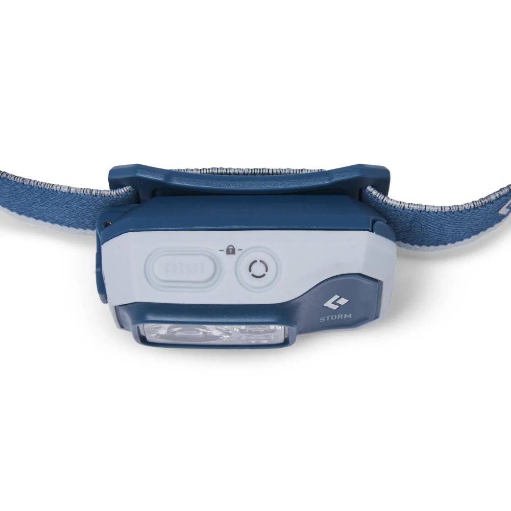 Black Diamond Storm 450 Lumen Head Torch (Creek Blue) top view