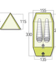 Force Ten Classic Standard Mk 3 Tent - 2 Person Tent