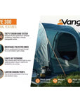 Vango Skye 300 Tent - 3 Person Tent (Deep Blue) - Internal Features