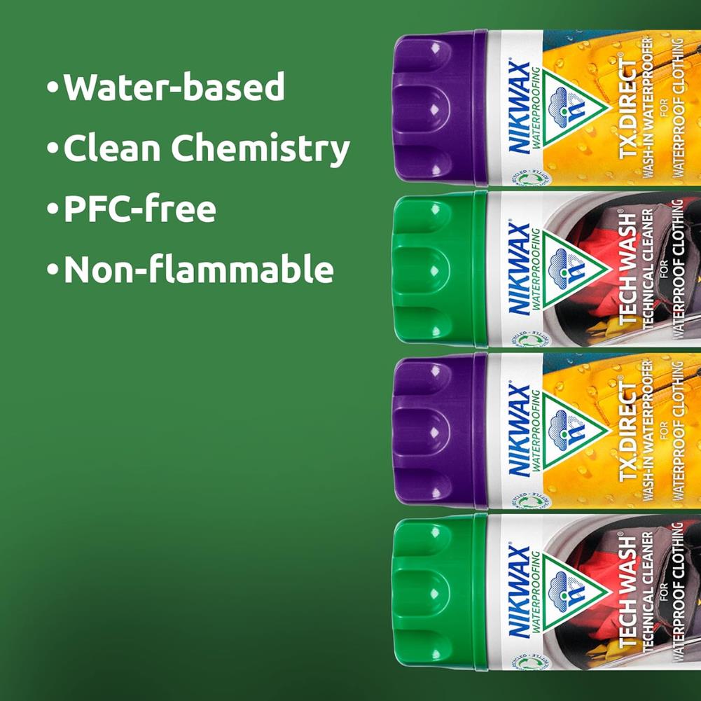 Nikwax Twin Tech Wash/TX Direct Wash In (1L) waterbase