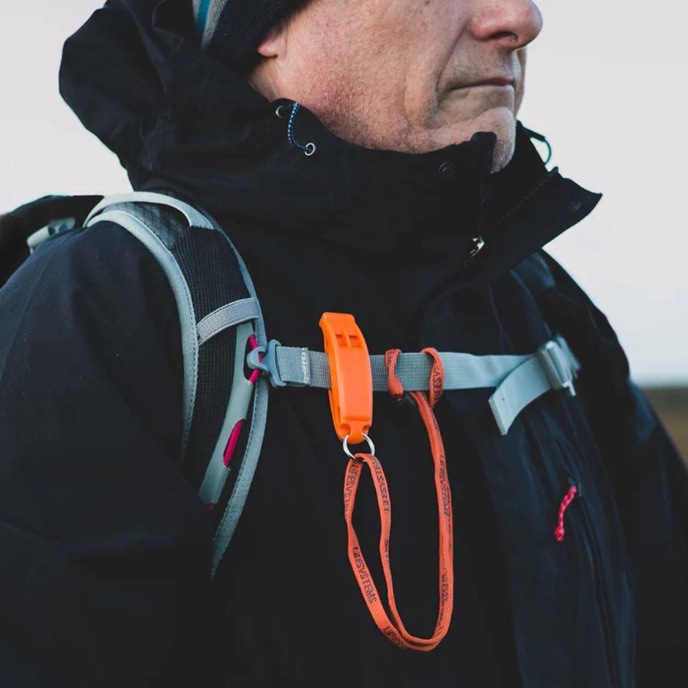 Lifesystems Safety Whistle on clipped