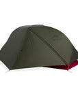 MSR Hubba Hubba 1 Tent - 1 Man Bikepacking Tent closed door