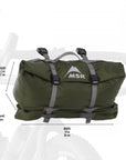MSR Hubba Hubba 1 Tent - 1 Man Bikepacking Tent diagram on bike