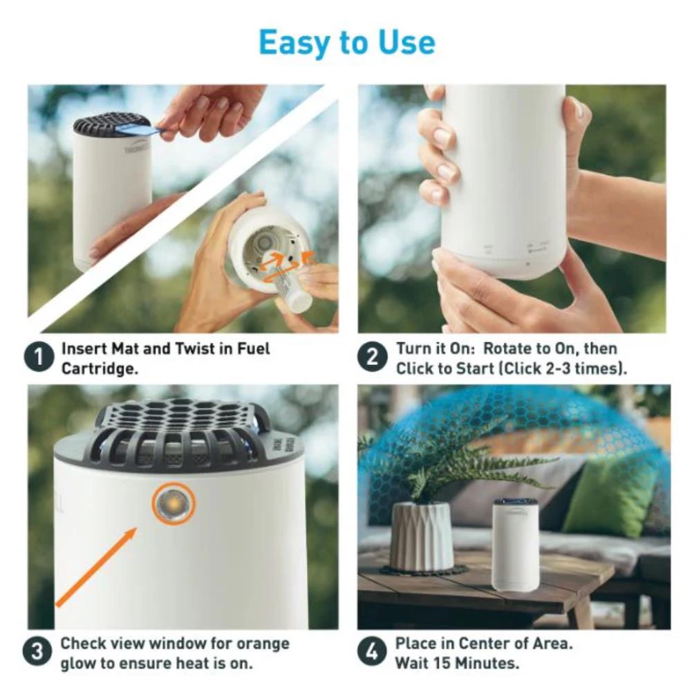 Thermacell Halo Mini Mosquito & Midge Repeller (White)