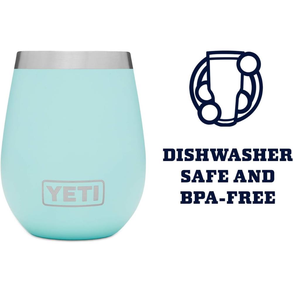 Yeti Rambler 10 OZ Wine Tumbler (Seafoam)