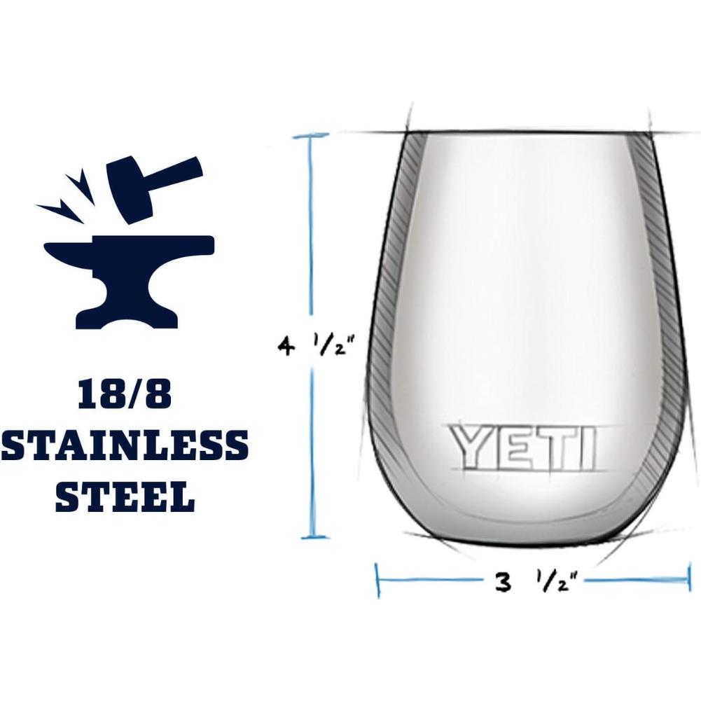 Yeti Rambler 10 OZ Wine Tumbler (Seafoam)