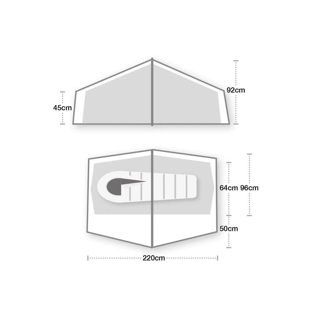Wild Country Zephyros Compact 1 V3 Tent  + Footprint Package