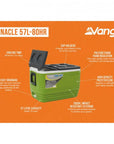 Vango Pinnacle 57Litre - 80 Hr Cooler