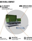 Vango Combi IR Grill Compact more