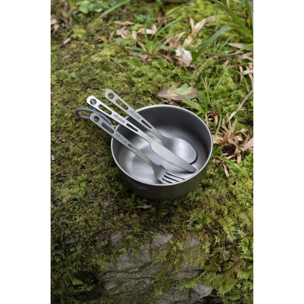 Vango Titanium Cutlery Set in pot