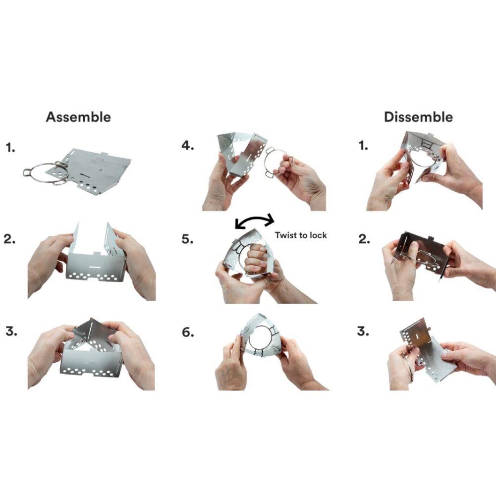 Trangia Triangle how to work it