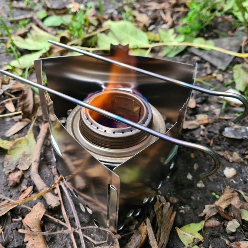 Trangia Triangle fire