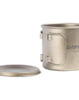 Vango Titanium Single Walled 350ml Mug lid off