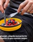 Sea to Summit Frontier UL Collapsible Bowl - Large (Aqua Sea Blue) food