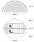 Wild Country Helm Compact 2 Tent - 2 Man Tent (2025) diagram