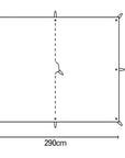 Terra Nova Adventure Tarp 2 Person diagram