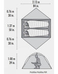MSR Hubba Hubba NX 2 Tent - 2 Person Tent ize