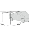Easy Camp Voss Canopy Tarp diagram