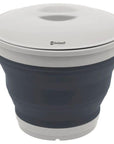 Outwell Collaps Bucket w/lid (Navy Night) closed