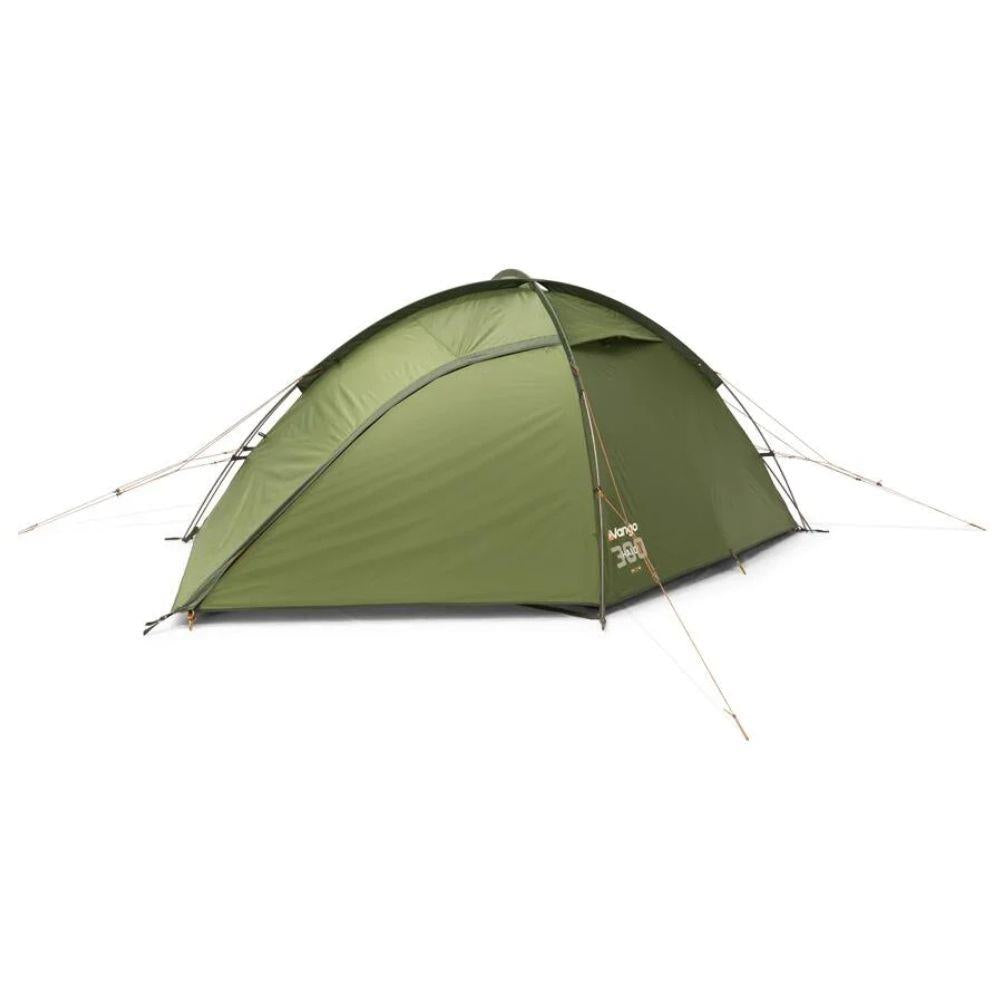 Vango Halo 300 Tent - 3-Man Tent (Forest Green) 2025 closed